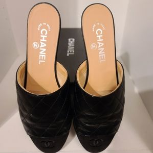 Authentic Chanel Mules